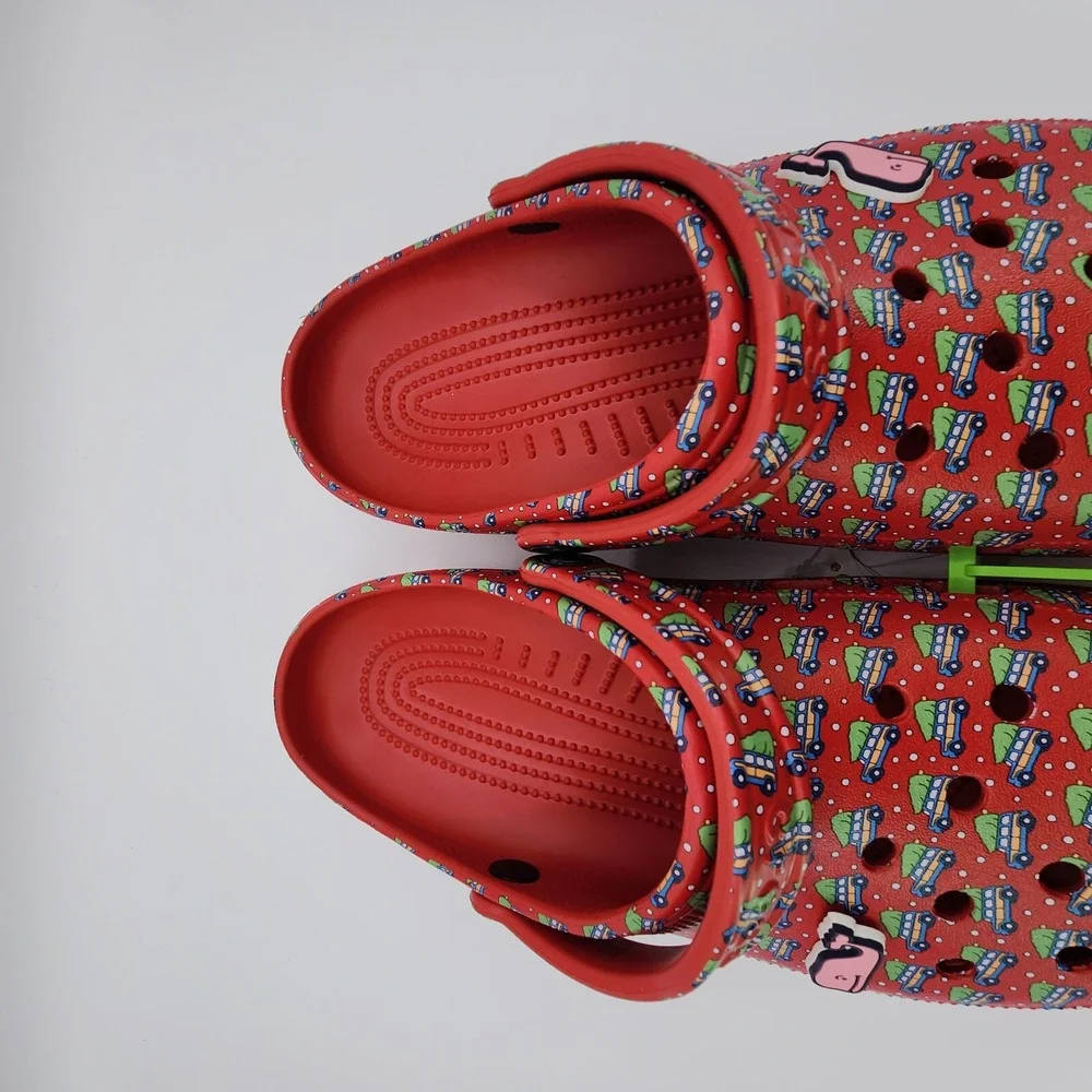 Crocs Classic Clogs Slip On Holiday Vineyard Vines Mens 9 Womens 11 NEW‎ w/ Tag